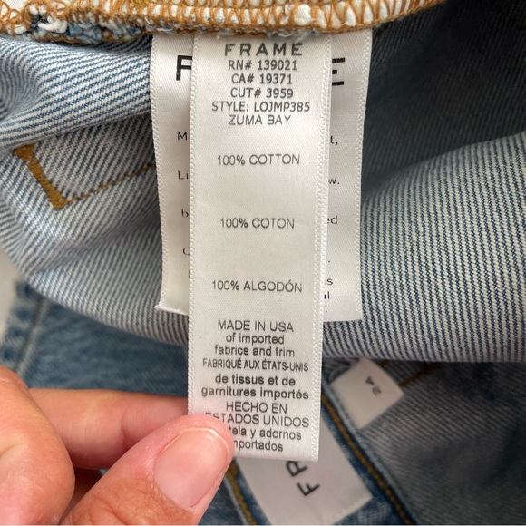 FRAME Le Original Mixed Pocket Denim Zuma Bay - Picture 10 of 10
